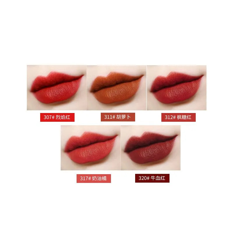 Matte Lipstick set 5pcs nude shade bold coverage