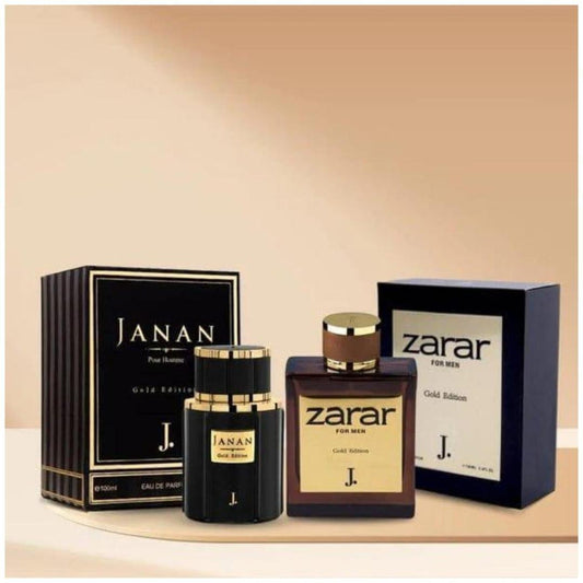 J.Zarar & J.Janan perfumes pack for men Gold edition