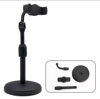 360° Adjustable Mobile Phone Stand – Flexible Desk Holder for Live Streaming & Video Calls