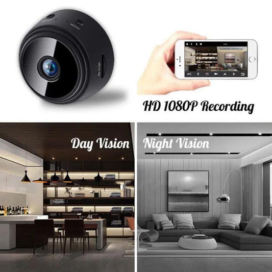 WiFi Remote Surveillance Camera Black ABS light wieght