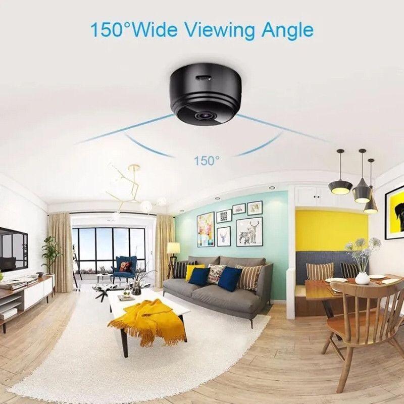 WiFi Remote Surveillance Camera Black ABS light wieght