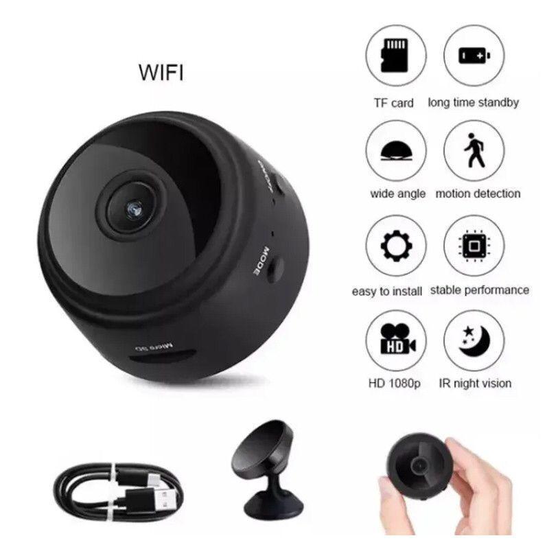 WiFi Remote Surveillance Camera Black ABS light wieght