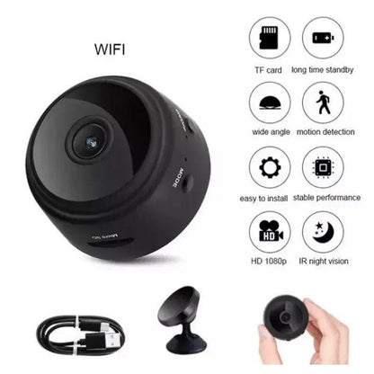 WiFi Remote Surveillance Camera Black ABS light wieght