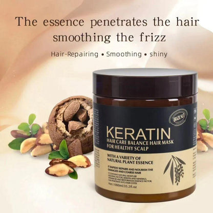Keratin Hair Mask 500g fizz control shine repair
