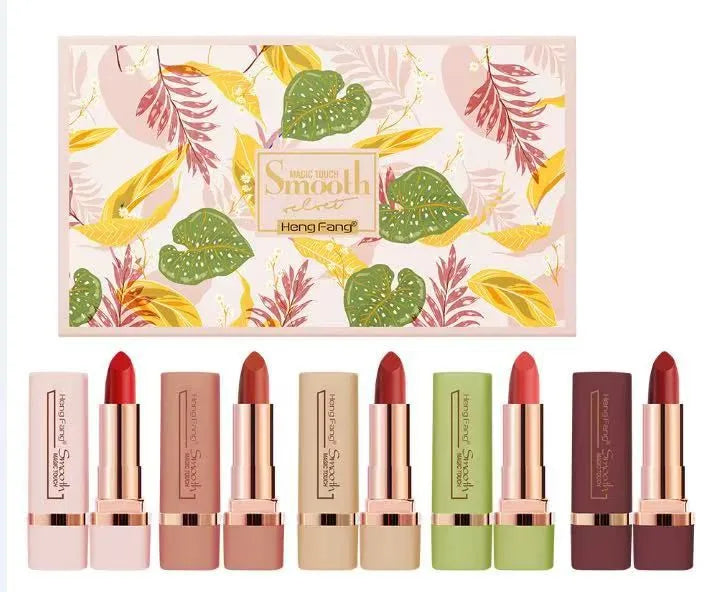 Matte Lipstick set 5pcs nude shade bold coverage