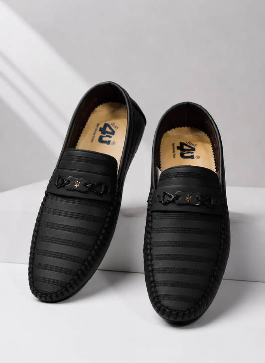Men's premium casual loafers in Black 40% off