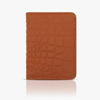 Men's Black leather wallet with card slots