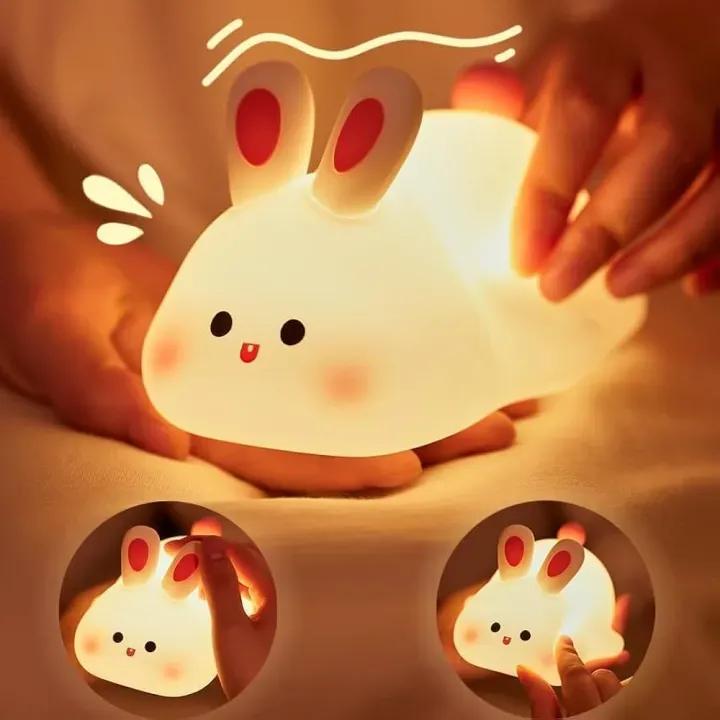 Rechargeable Bunny Night Light - Comfortable and reliable toy for kids