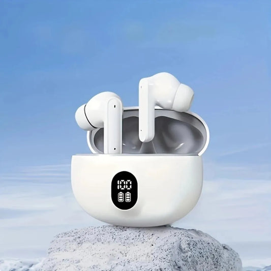 Crystal clear wireless Earbuds with noise cancellation & 24Hr case