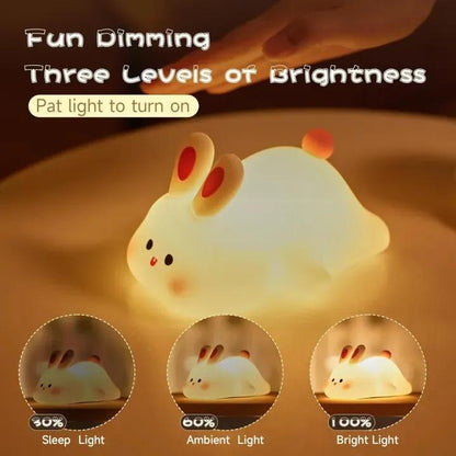 Rechargeable Bunny Night Light - Comfortable and reliable toy for kids
