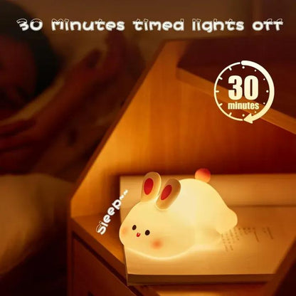 Rechargeable Bunny Night Light - Comfortable and reliable toy for kids